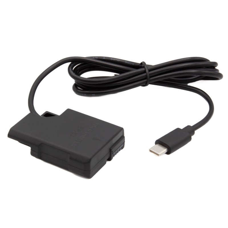 ChiliPower EP-5A dummy accu USB-C adapterset voor Nikon, accutype EN-EL14