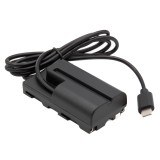ChiliPower DR-F550 adaptateur factice USB-C pour Sony NP-F550/NP-F750/NP-F960/NP-F970
