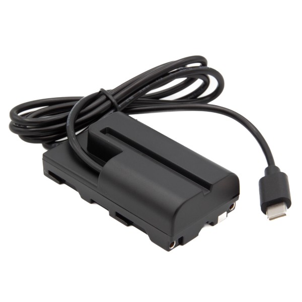 ChiliPower DR-F550 adaptateur factice USB-C pour Sony NP-F550/NP-F750/NP-F960/NP-F970