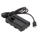 ChiliPower DR-F550 adaptateur factice USB-C pour Sony NP-F550/NP-F750/NP-F960/NP-F970